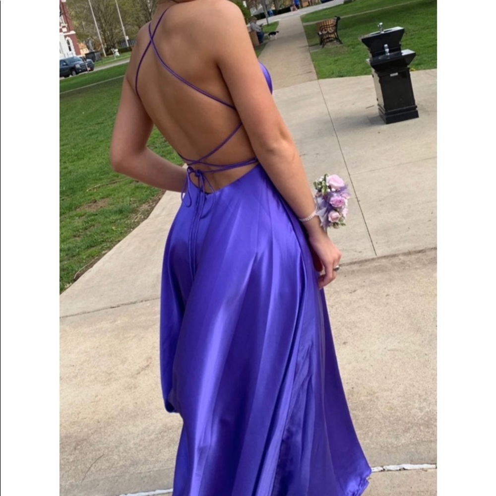 Sherri Hill 51631 Purple has POCKETS